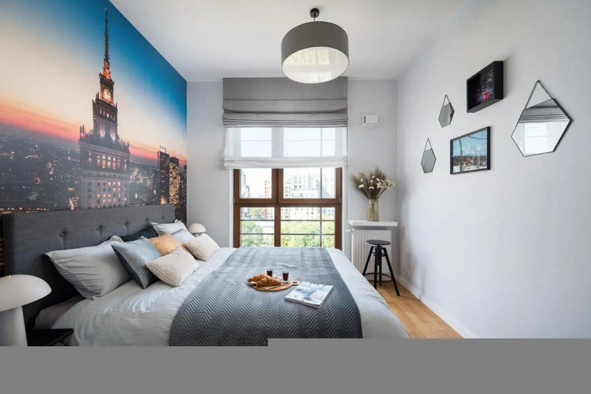 Image 1 of Luxury 2-bedroom Apartament Warsaw Skyline 15m terrace, garage, gym & only 500 m to METRO