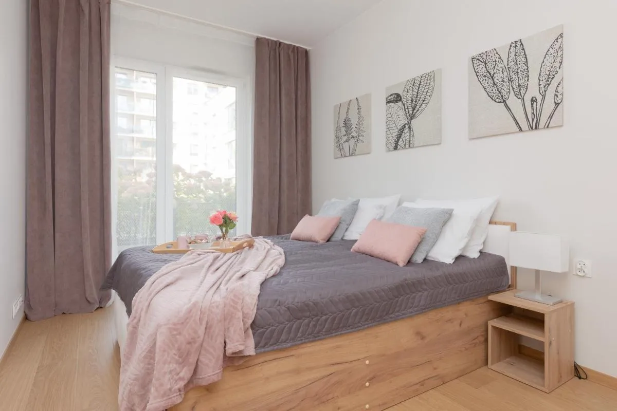 Image 1 of Metro Kondratowicza Warsaw Apartment with Parking by Noclegi Renters