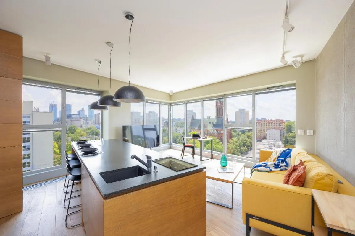 Image 5 of Studio with View of Warsaw Panorama with Parking by Noclegi Renters