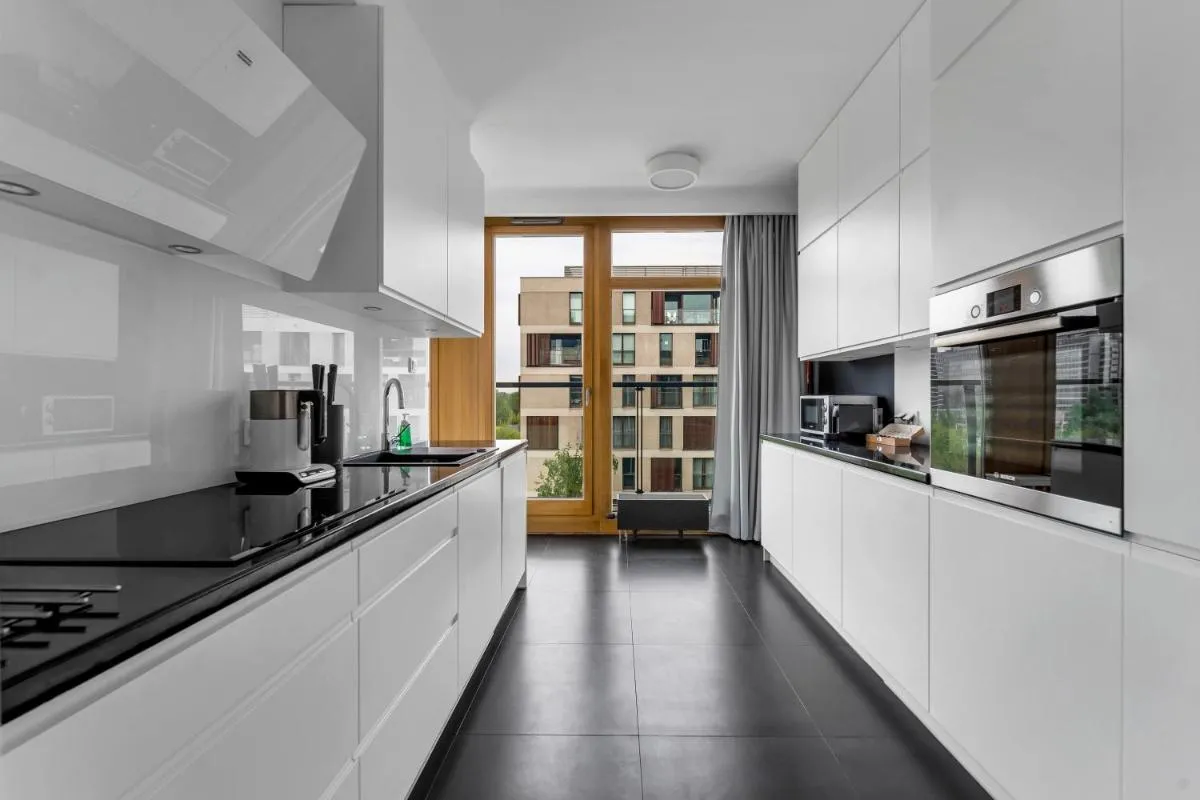 Image 3 of Warsaw Prestige Suites – 86m2, Two-Level Loft, Parking – by Rentujemy