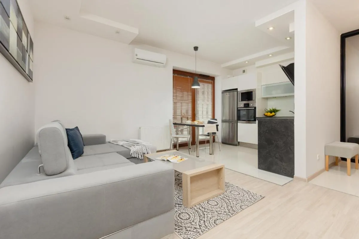 Image 3 of Woronicza Apartment with Balcony In Warsaw’s Mokotów by Noclegi Renters