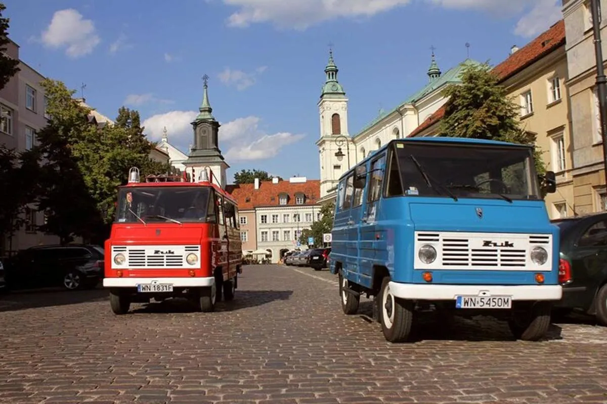 Image 1 of Best of Warsaw – private tour by retro minibus with hotel pickup