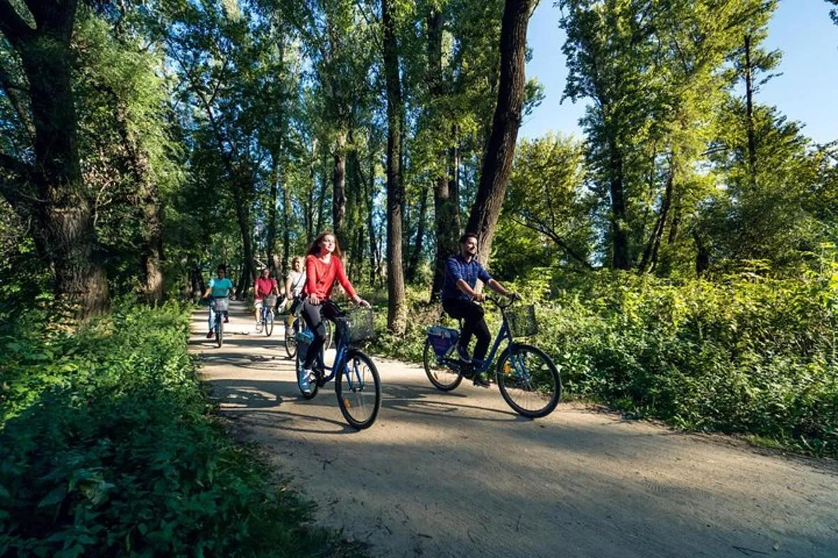 Image 1 of Half-Day Warsaw City Sightseeing Bike Tour for Small Group