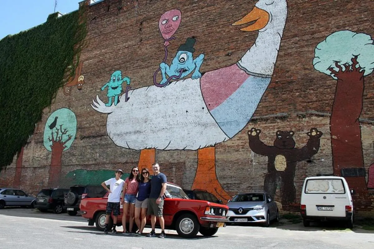 Image 1 of Private Historical Tour of Warsaw by a Retro Fiat with Pickup