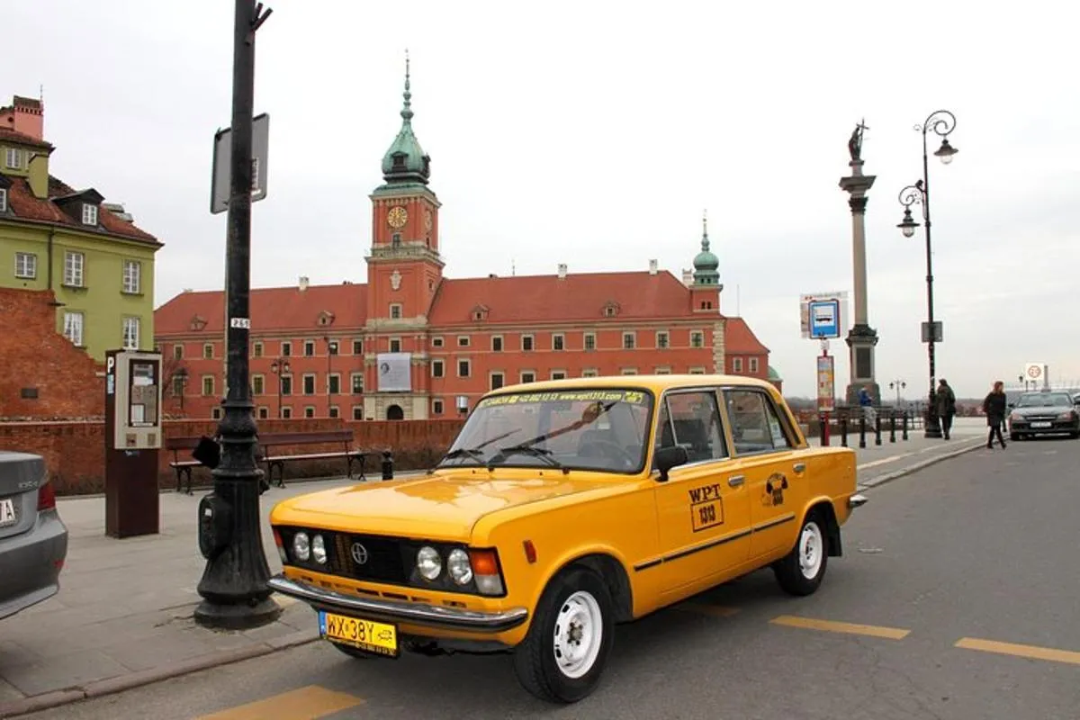Image 2 of Private Historical Tour of Warsaw by a Retro Fiat with Pickup