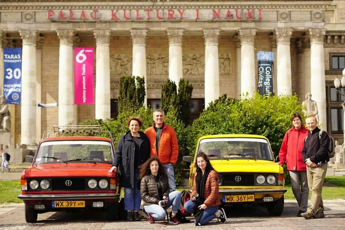 Image 2 of Private Tour: Warsaw City Sightseeing by Retro Fiat