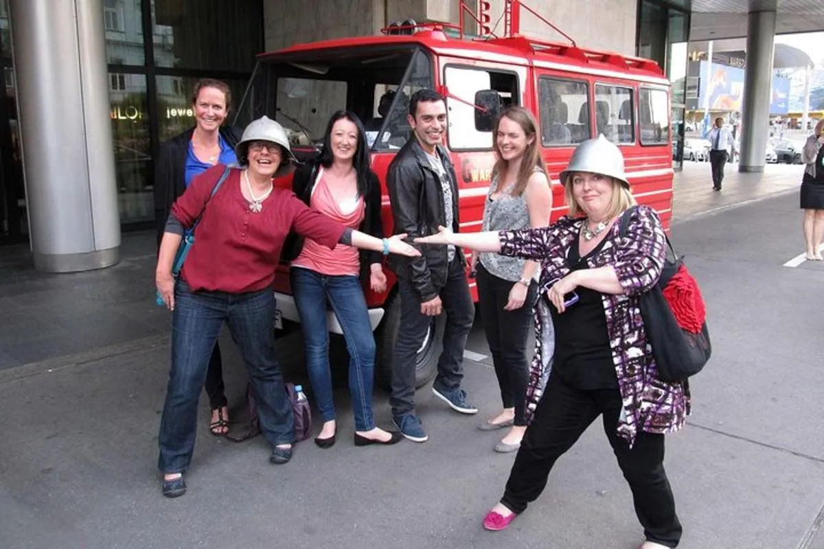 Image 1 of Private Tour: Warsaw City Sightseeing by retro minibus