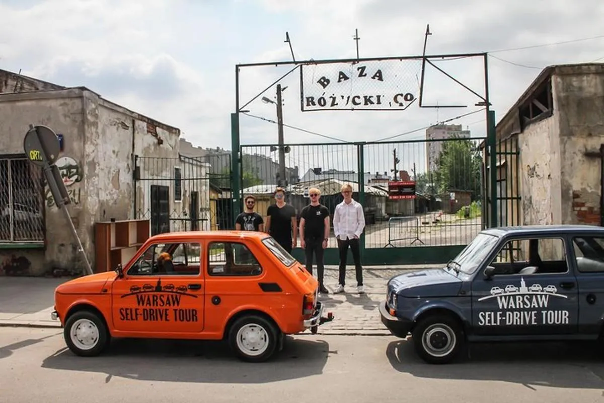 Image of Retro Fiat Self-Drive Undisovered Tour in Warsaw