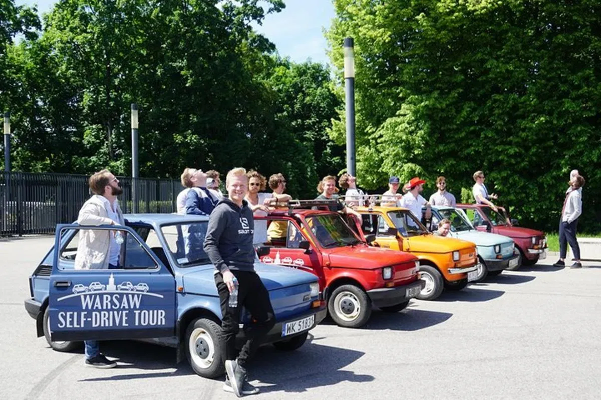 Image 1 of Retro Fiat Self-Drive Undisovered Tour in Warsaw