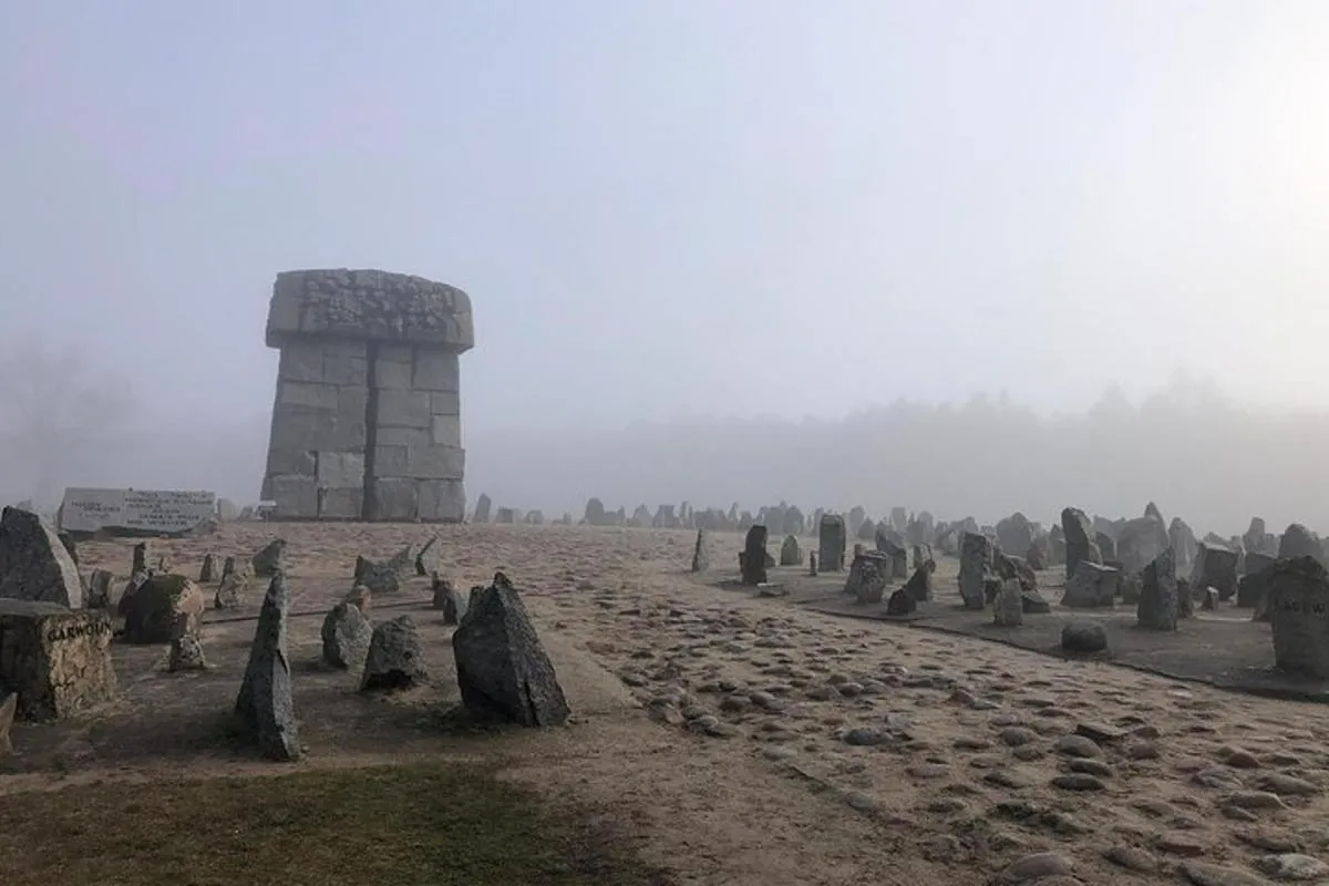 Image of Treblinka Concentration Camp Tour and Nazi ideology explanation