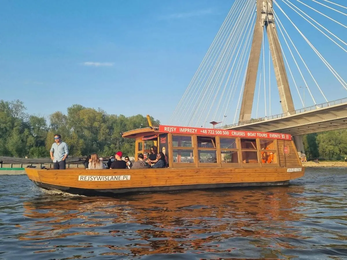 Image 1 of Vistula River Sunset Cruise with Prosecco
