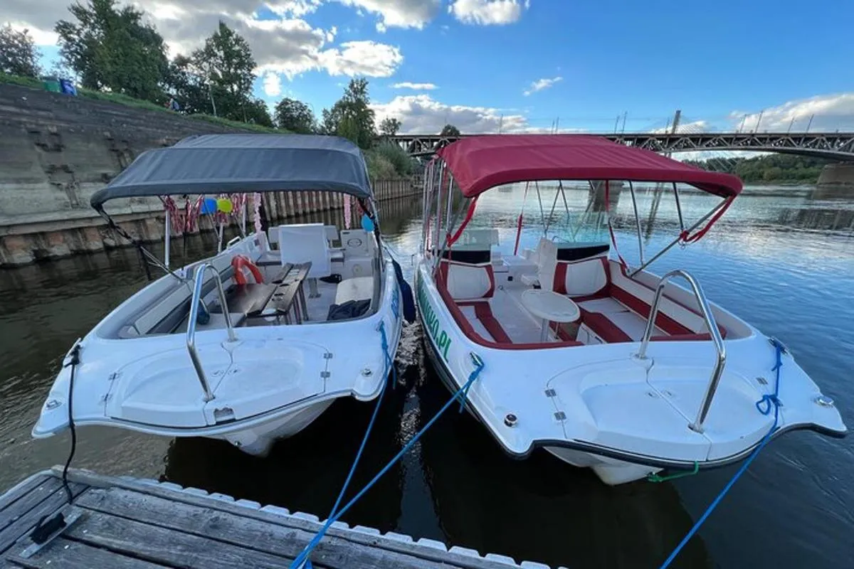 Image 5 of Warsaw: 10-Person Self-Drive Boat on Vistula – No License Needed