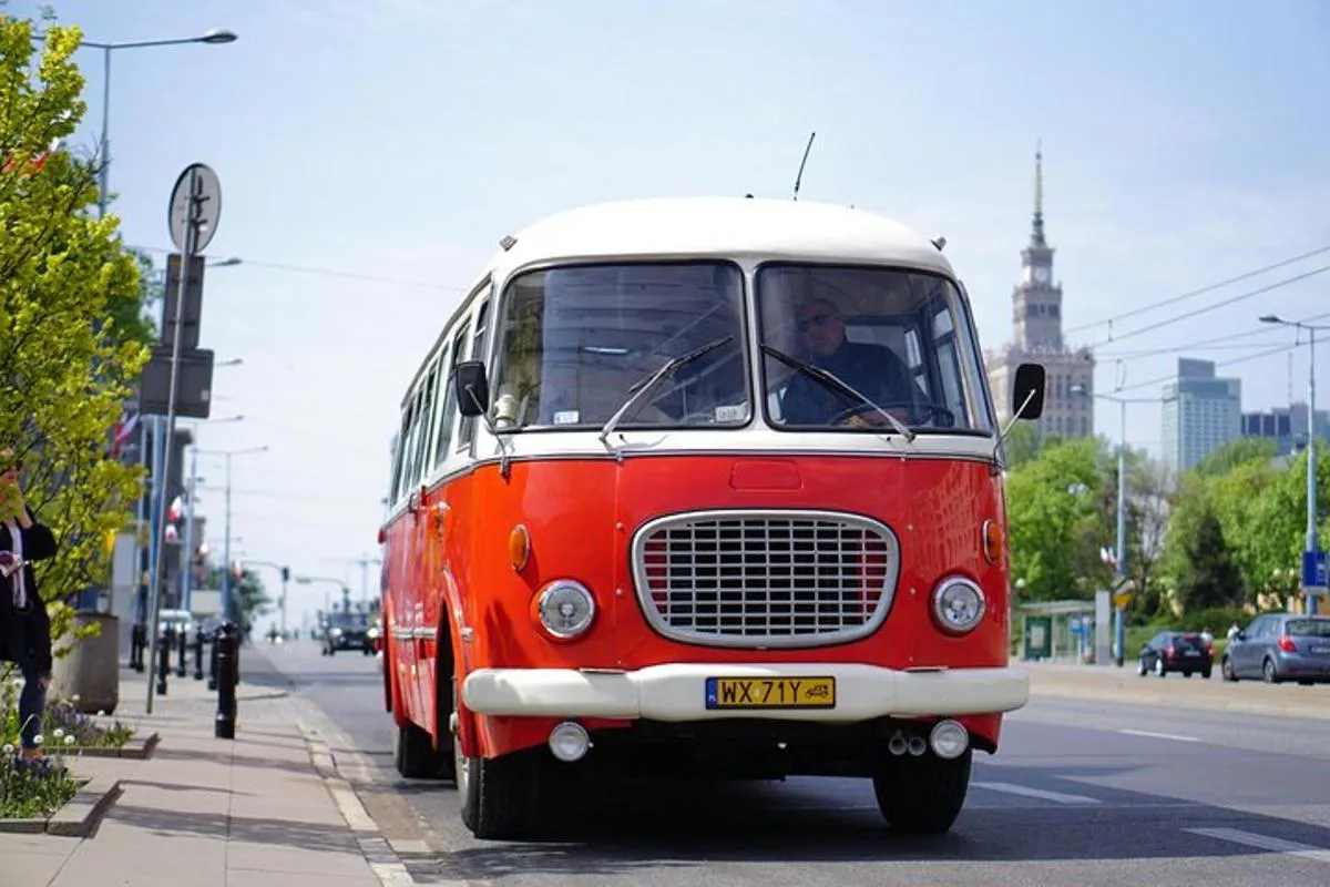 Image of Warsaw City Sightseeing in a Retro Bus