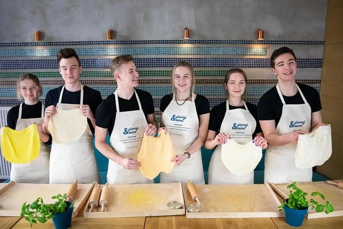 Image 1 of Warsaw’s No 1 cooking class-Polish dumplings with liqueur tasting