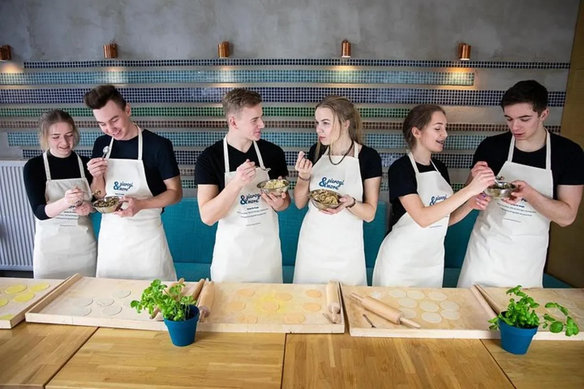 Image 3 of Warsaw’s No 1 cooking class-Polish dumplings with liqueur tasting