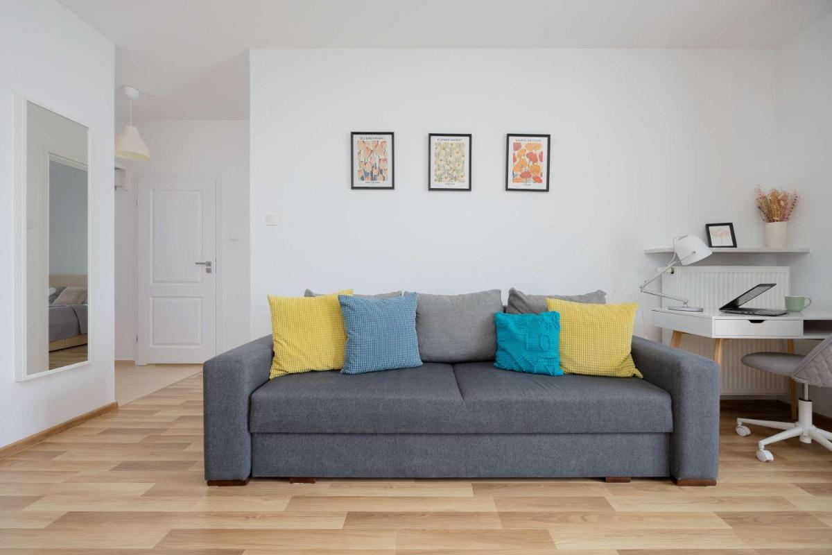 Image 6 of Bright Apartment with Parking near the PGE National Stadium by Noclegi Renters