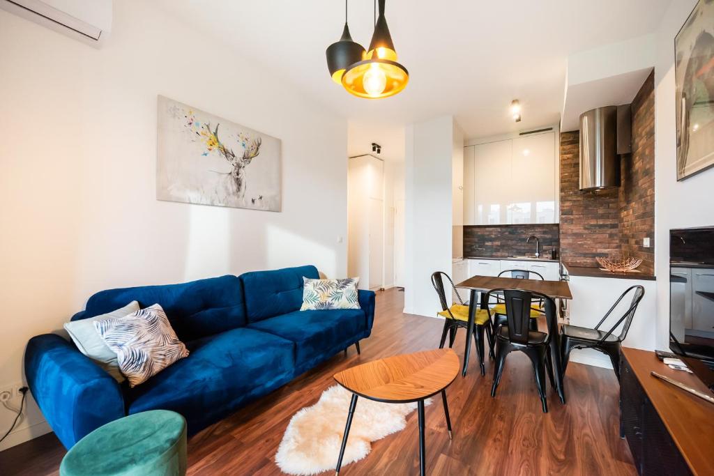 Image of Navy Blue Apartment
