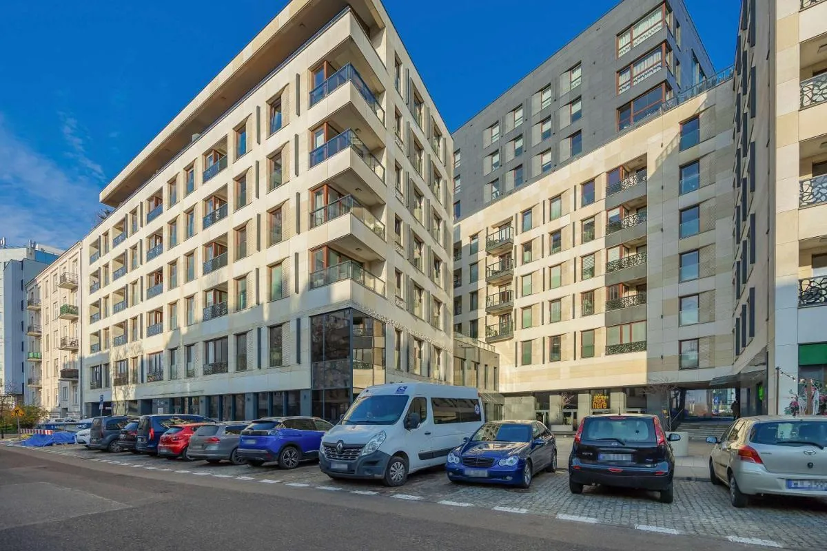 Image 6 of Air Conditioned Studio in Warsaw Close to the River with Parking and Desk by Noclegi Renters