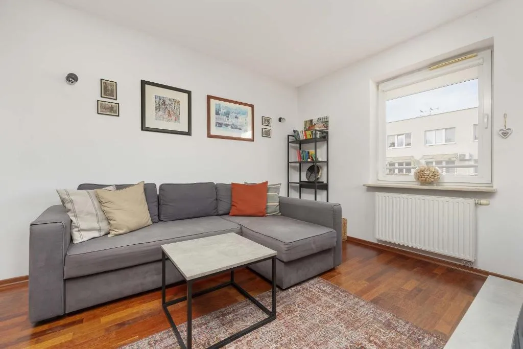 Image of Cozy Apartment with Parking Near Warsaw Babice Airport by Noclegi Renters