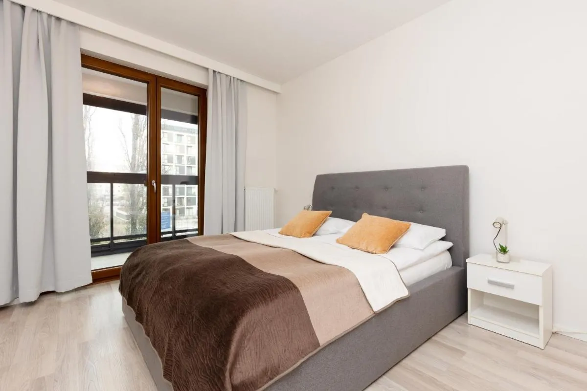 Image 1 of Grzybowska Apartment with Air Conditioning & Balcony Warsaw by Renters Prestige