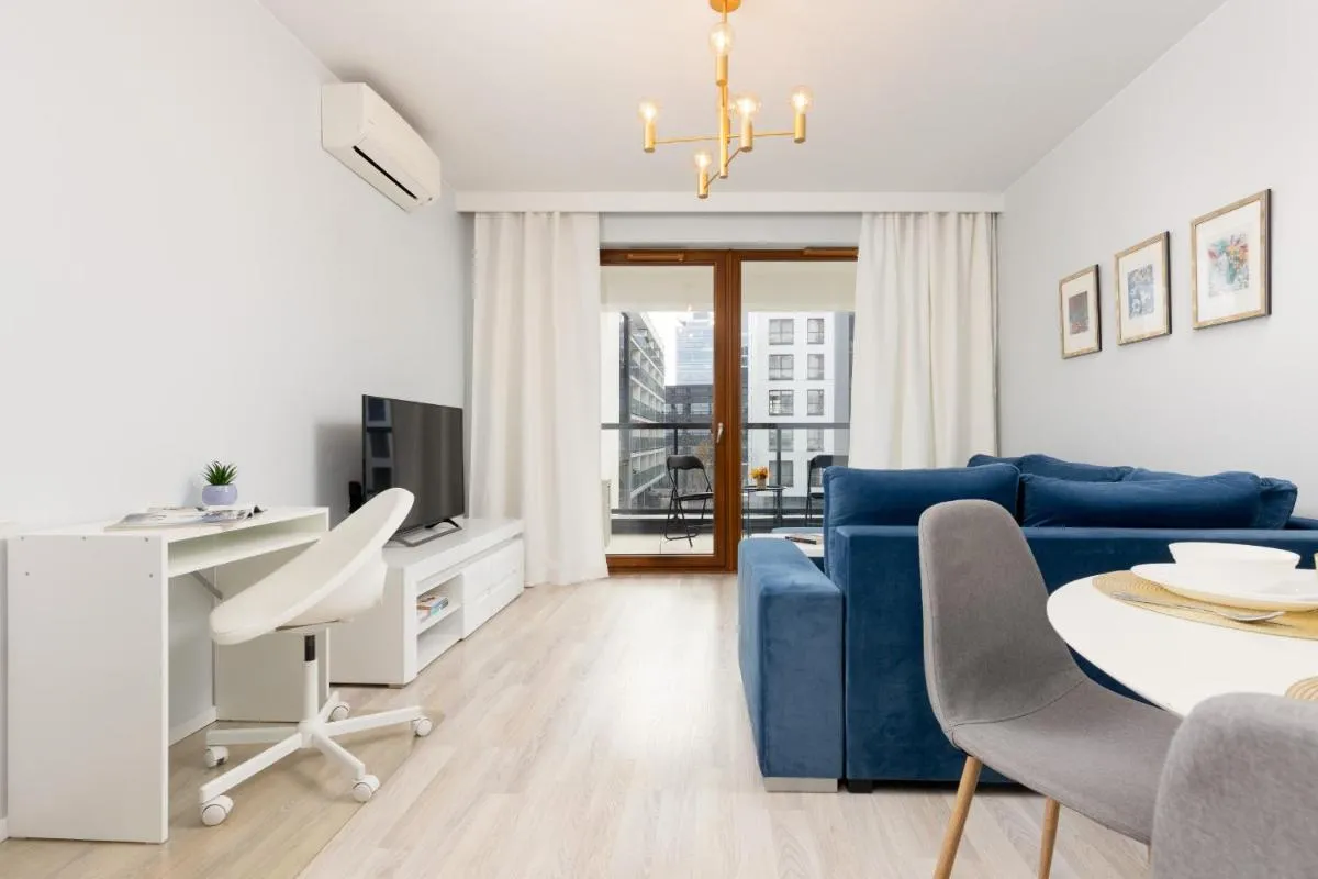 Image 4 of Grzybowska Apartment with Air Conditioning & Balcony Warsaw by Renters Prestige