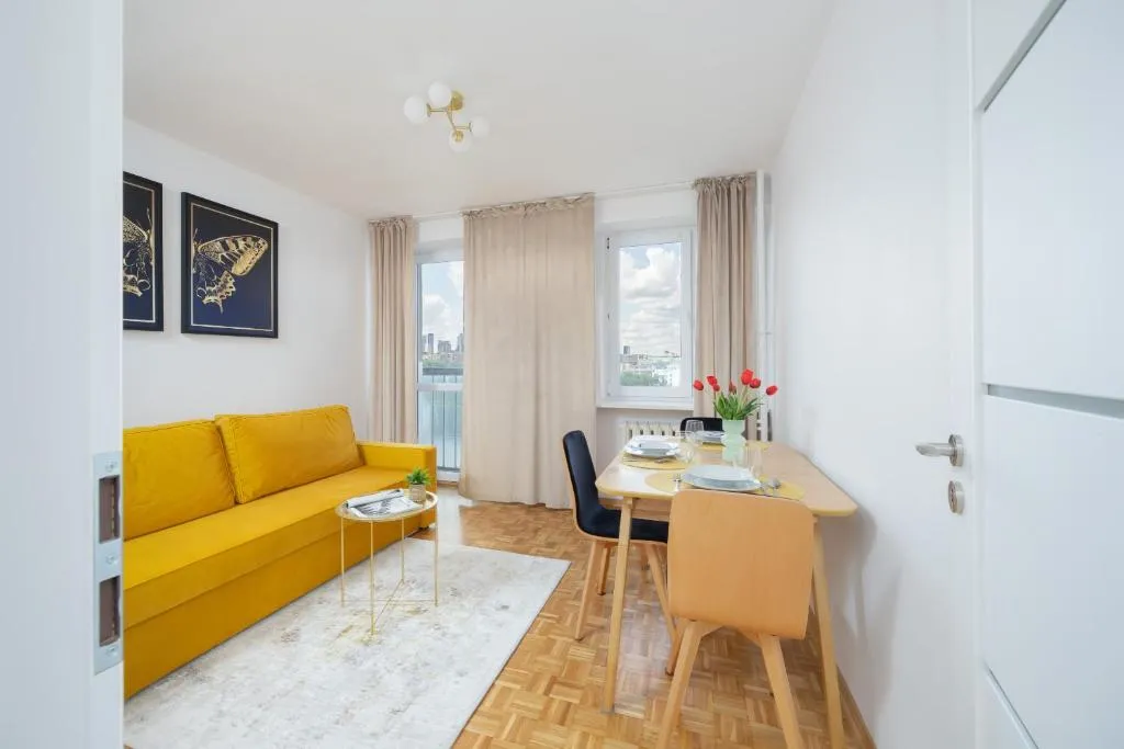Image of Ludna Apartment Overlooking the Center by the Vistula River Warsaw by Noclegi Renters