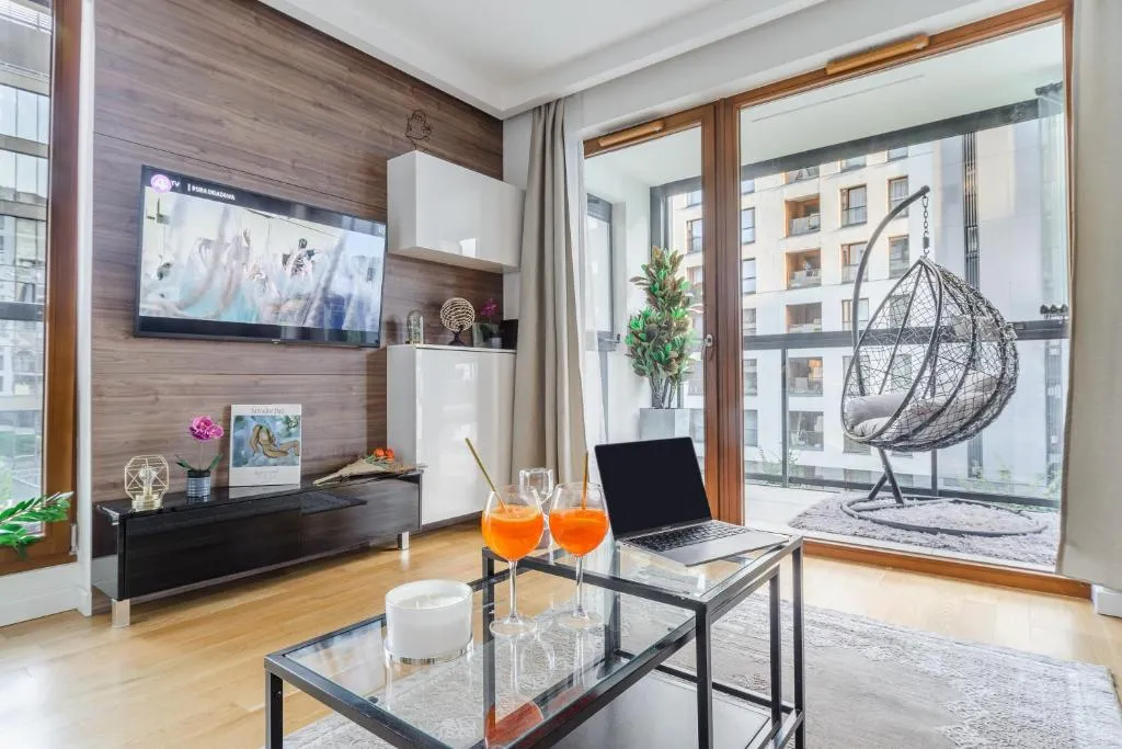Image of Lumina apartment with parking near Muzeum Powstania