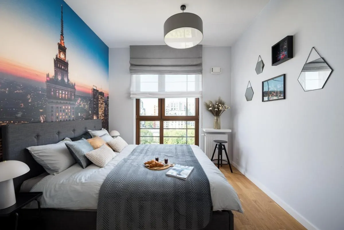 Image 1 of Luxury 2-bedroom Penthouse Warsaw Skyline 15m terrace, garage, gym, rooftop & only 500 m to METRO