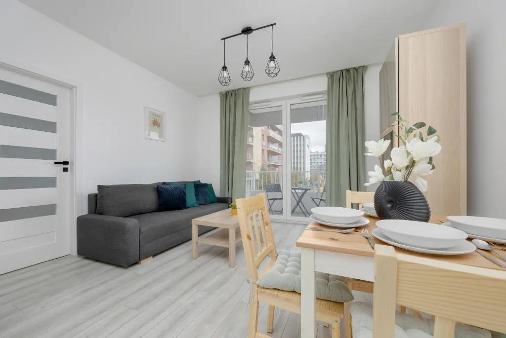 Image of Modern Apartment with Balcony & Parking Warsaw Mokotów by Noclegi Renters