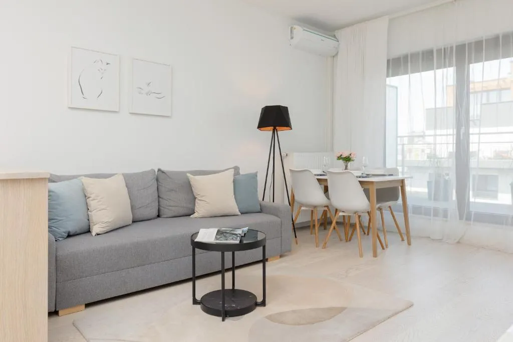 Image of Sarmacka Apartment with Balcony Warsaw Wilanów by Noclegi Renters