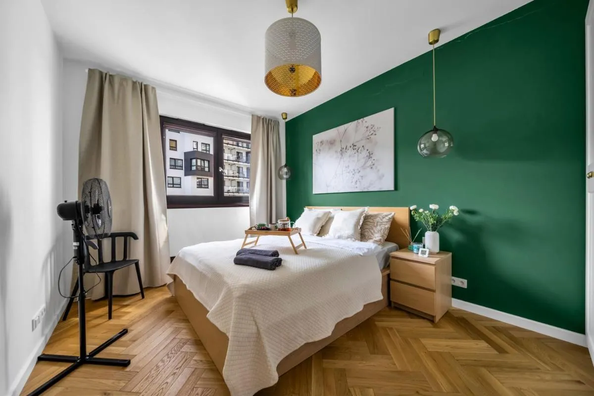 Image 1 of Skierniewicka Apt – Parking, Workspace, Balcony – by Rentujemy