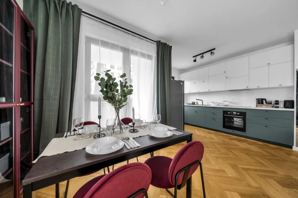 Image 3 of Skierniewicka Apt – Parking, Workspace, Balcony – by Rentujemy