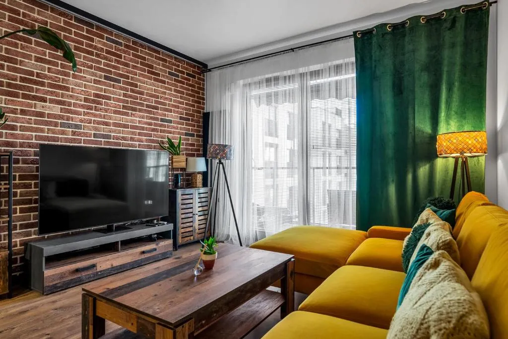 Image of Stylish Airport Business Apartments – Parking, Balcony – by Rentujemy
