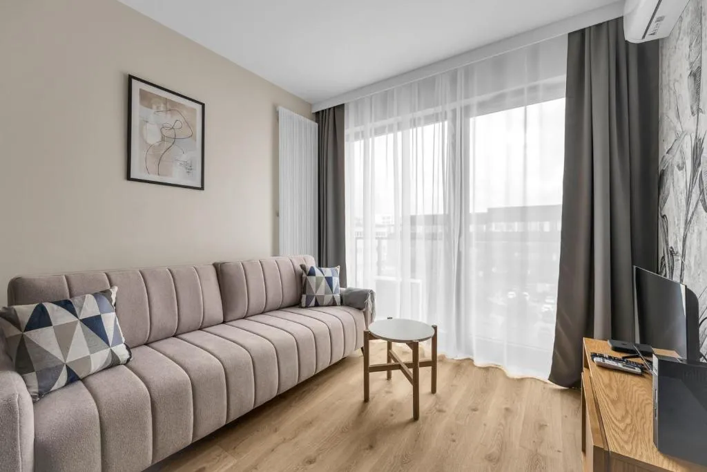 Image of Warsaw Airport – Parking & Balcony – By Rentujemy
