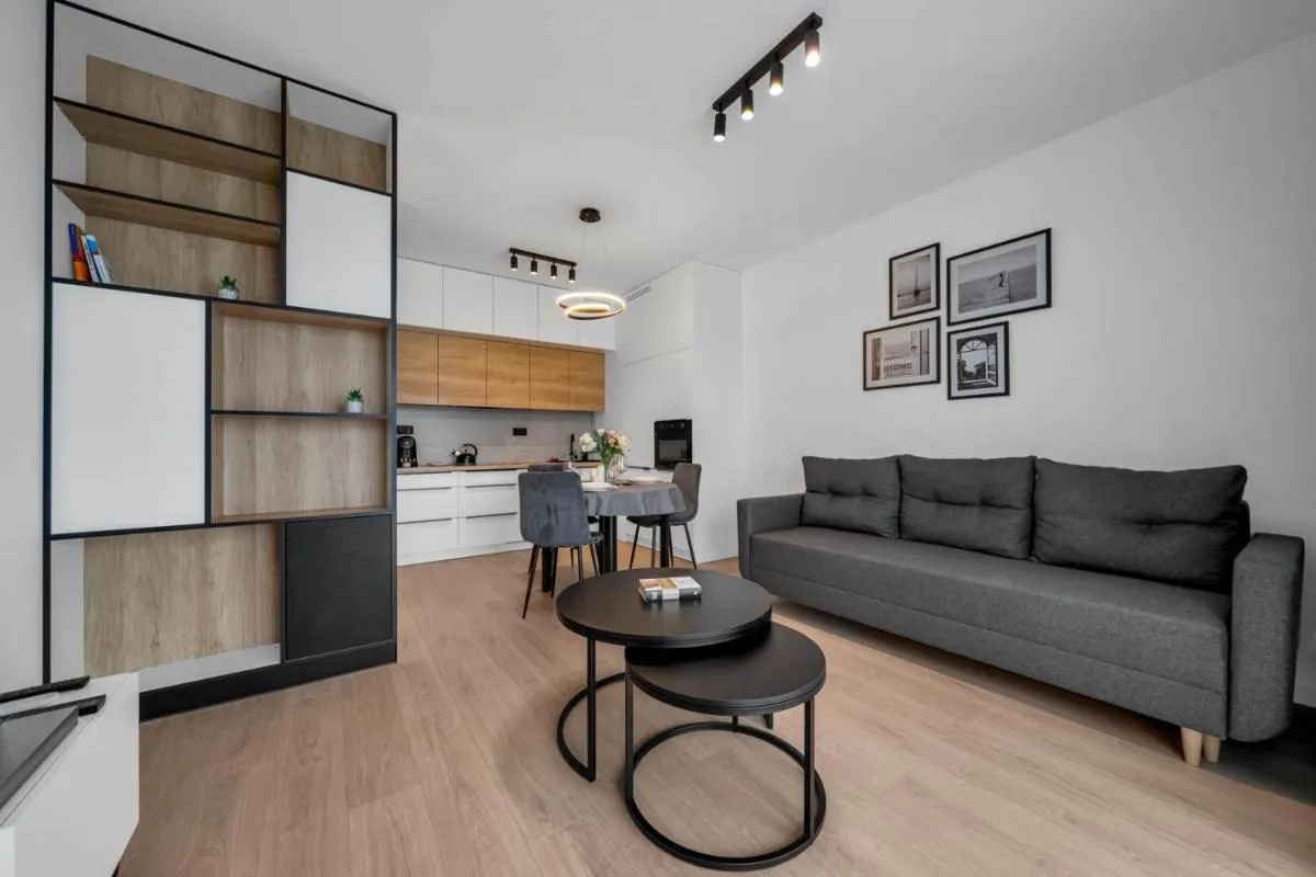 Image 3 of Warsaw Jutrzenki Apt – Gym, Balcony, Parking – by Rentujemy