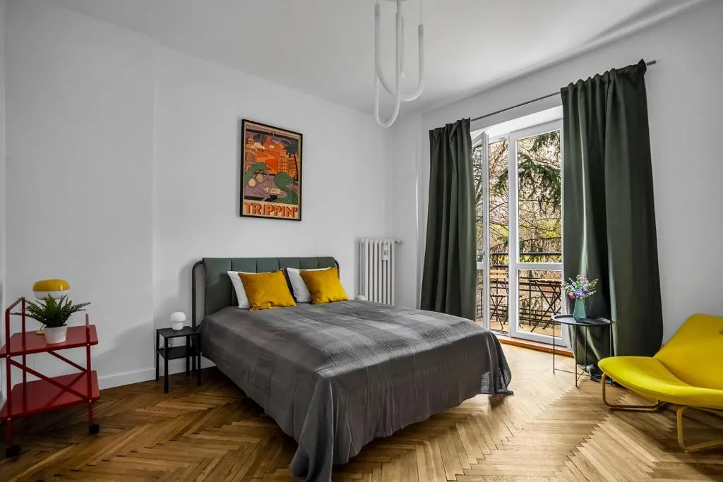 Image of Warsaw Suite near River – 58m2, Metro, Balcony
