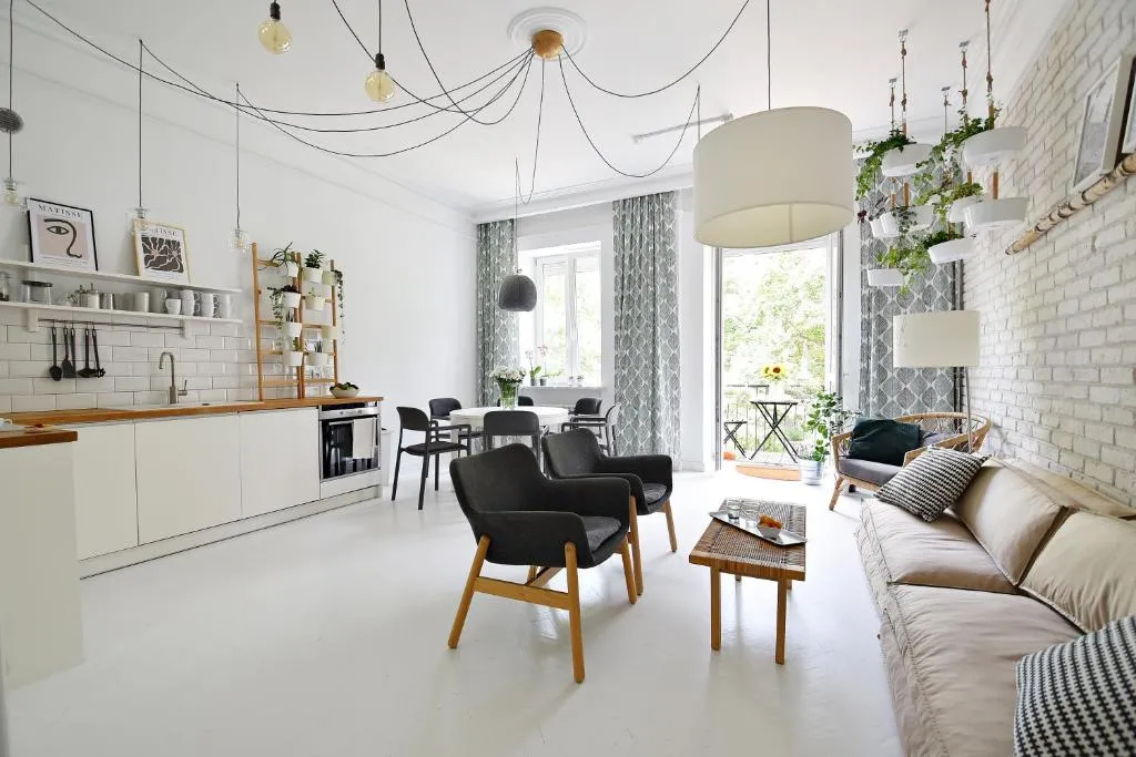 Image of White Boho Apartment