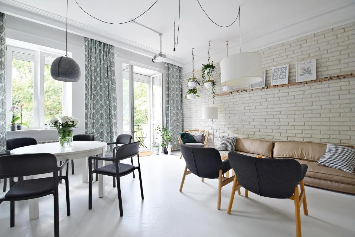 Image 3 of White Boho Apartment