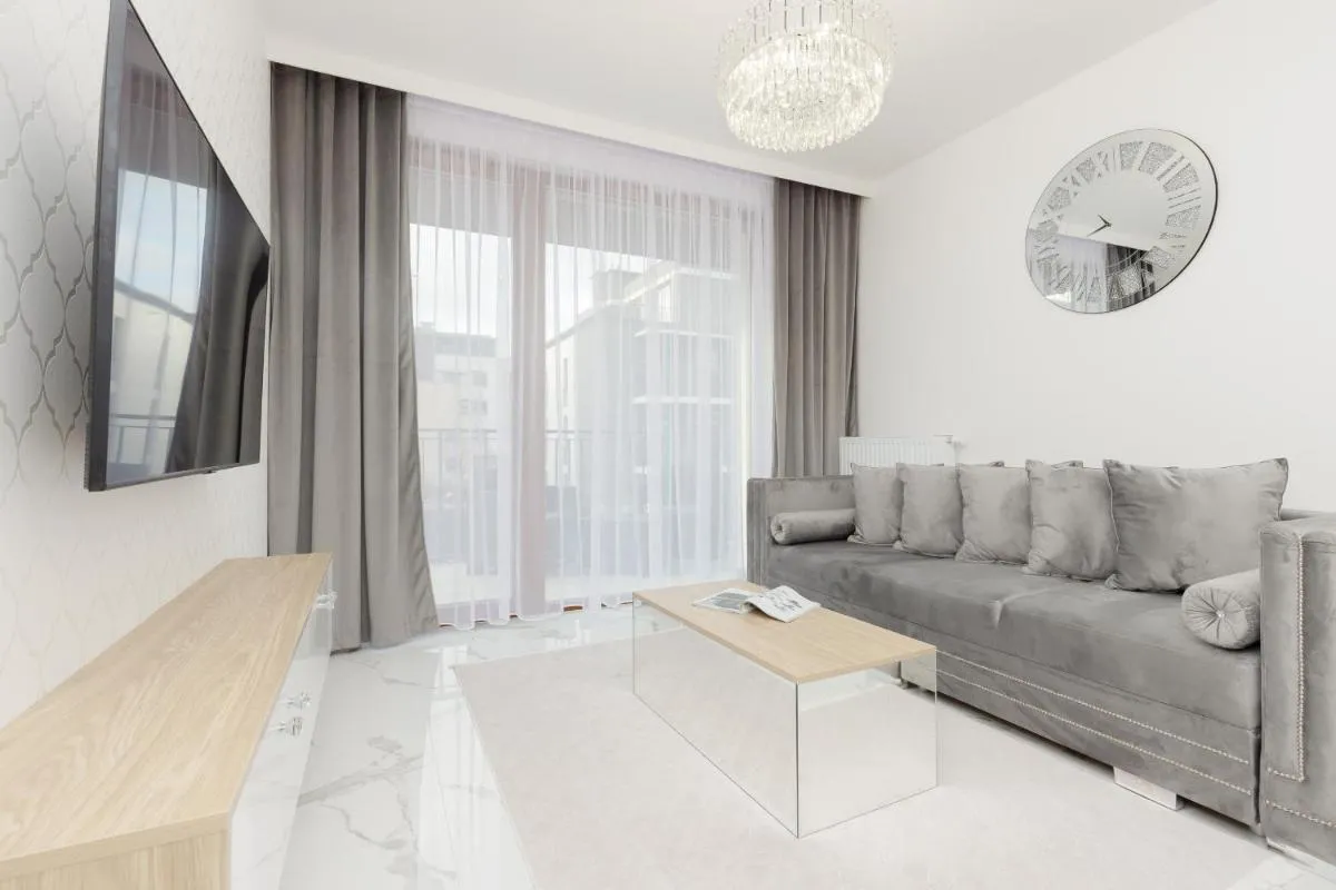 Image 3 of Wilanów Holzera Elegant Apartment with Sauna, Gym & Parking by Noclegi Renters
