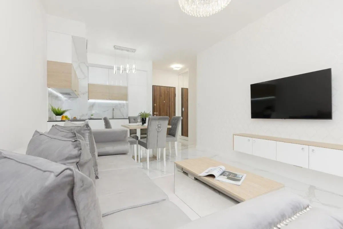 Image 5 of Wilanów Holzera Elegant Apartment with Sauna, Gym & Parking by Noclegi Renters
