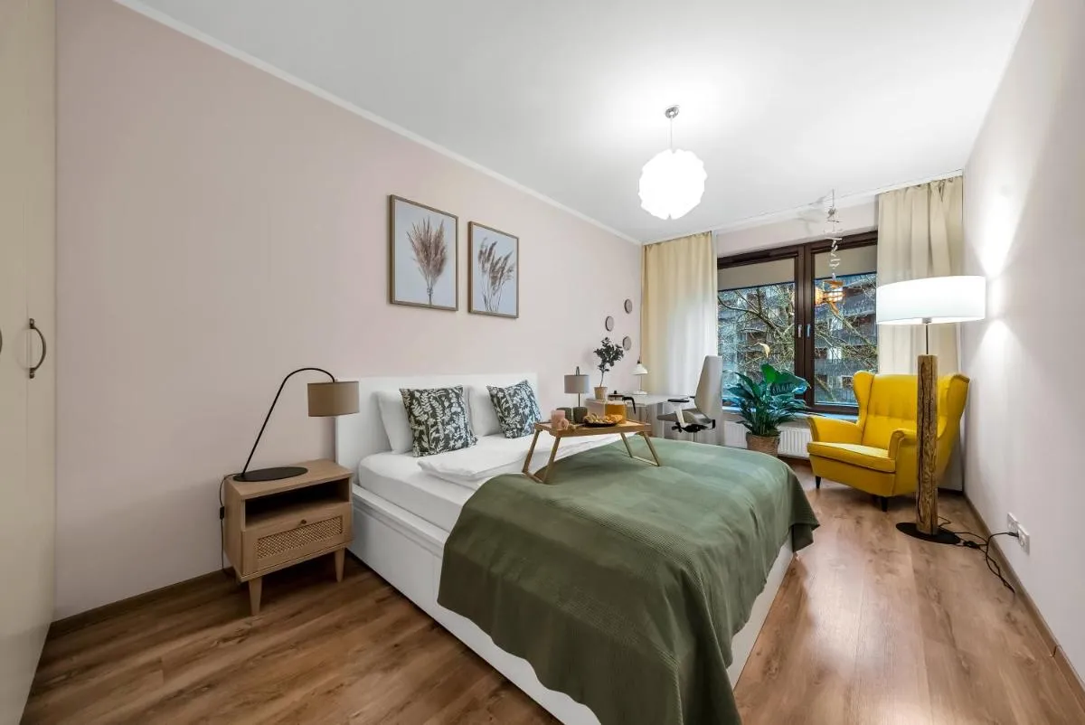 Image 1 of Żoliborz Apartment – Gym, Workspace, Bus nearby – by Rentujemy